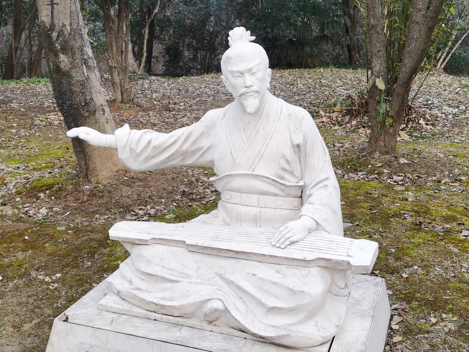 淝水之戰東晉決策者謝安塑像